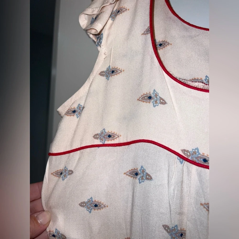 NWT BOG Band Of Gypsies Women's Small S Loose Boho Midi Flutter Sleeve Paisley - Picture 9 of 15